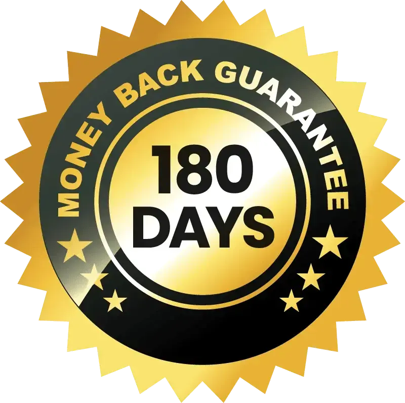 Respilean™ 100% Satisfaction 180-Day Money Back Guarantee